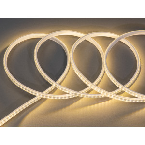 Світлодіодна стрічка 220в, 120шт/м, герметична, 10мм, теплий Diasha P220-2835-120-WW-65-10