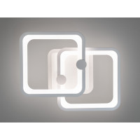 Світлодіодна люстра з смарт світильник з пультом, димером, 55W, чорна Diasha 8208/2WHLED3colordimmer