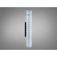 Настінне LED бра Мінімалізм чорне 22 Вт Diasha MD2509/400BK