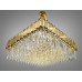 Вражаюча, квадратна кришталева люстра, 15 ламп, золото Diasha 901-1000x1000G