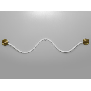 Сучасний світлодіодний настінний світильник шланг, 18Вт, бронза Diasha SY9601-GAB