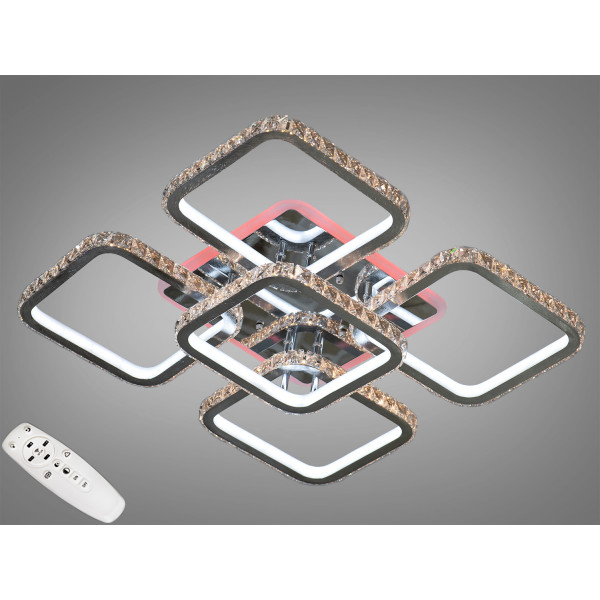 УЦІНКА! Кришталева LED люстра з RGB підсвічуванням, 230W Diasha B8305/4+1NEWHRLEDRGBdimmer УЦІНКА! Кришталева LED люстра з RGB підсвічуванням, 230W Diasha B8305/4+1NEWHRLEDRGBdimmer