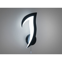 Оригінальний світлодіодний настінний світильник, 12 Вт, чорний Diasha 8146/1BK