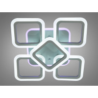 Світлодіодна люстра з димером, 65W Diasha MX2400/4+1SGRLED3colordimmer