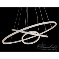 Люстра светодиодная декоративная кольца  Diasha MD9079-3WH-600+400+200 dimmer 