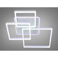 Стильна стельова LED люстра з диммером та лед підсвічуванням, 105W Diasha 11017/3WHLED3colordimmer
