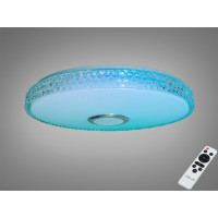 Стельова люстра LED біла 80 Вт RGB Bluetooth TUYA Diasha DB-8304/500RGB+MP3+TUYA