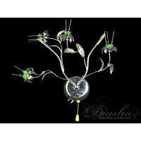 Оригінальне, естетично привабливе галогенове бра, хром Diasha 3068/2HRG