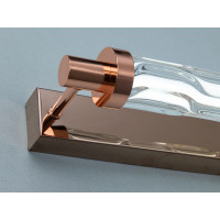 Настінне LED бра Лофт золото 10 Вт хвилясте скло Diasha 9626/S