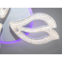 Стельова LED люстра біла 55 Вт пульт димер Diasha 25100/3WHLED3colordimmer