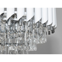 Люстра підвісна Diasha білий хром 6xE14 Diasha N9001-500WH+CH