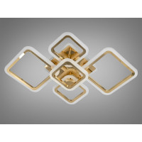 Світлодіодна люстра смарт світильник з пультом, 80W, золото Diasha A8160/2+3GLED3colordimmer