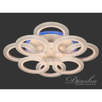Люстра потолочная в зал с пультом 110W Diasha A8022/4+4LED3colordimmer
