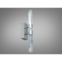 Настінний LED бра хром 8 Вт трубка з бульбашками Diasha B1280CH