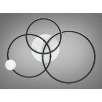 Світлодіодна люстра Diasha MX2987-3LWH+BK