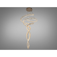 Светодиодная люстра золото 285 Вт Diasha MRY800x1800G