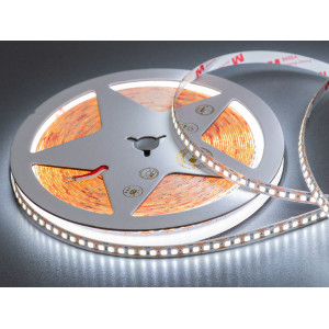 LED стрічка 24В, 180 діодів на метр, 8мм, холодний Diasha P24-2835-180-CW-20-8