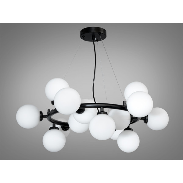 Підвісний світильник Diasha LQ7063-15WH білий матовий скляний Diasha LQ7063/15BK