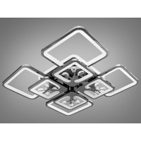 Люстры потолочные светодиодные с пультом управления Diasha 8157/4+4BHR LED 3color dimmer
