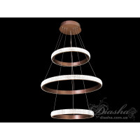 Светильники люстры светодиодные кольца Diasha 6012/400-600-400CF 