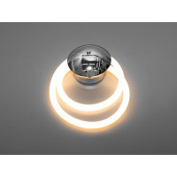 Унікальна новинка, світлодіодний світильник шланг, 16W, срібний Diasha SY9605-CH