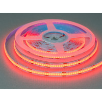 COB LED стрічка 12В, 320 діодів на метр, 8мм, червоний Diasha P12-COB-320-RED-20-8