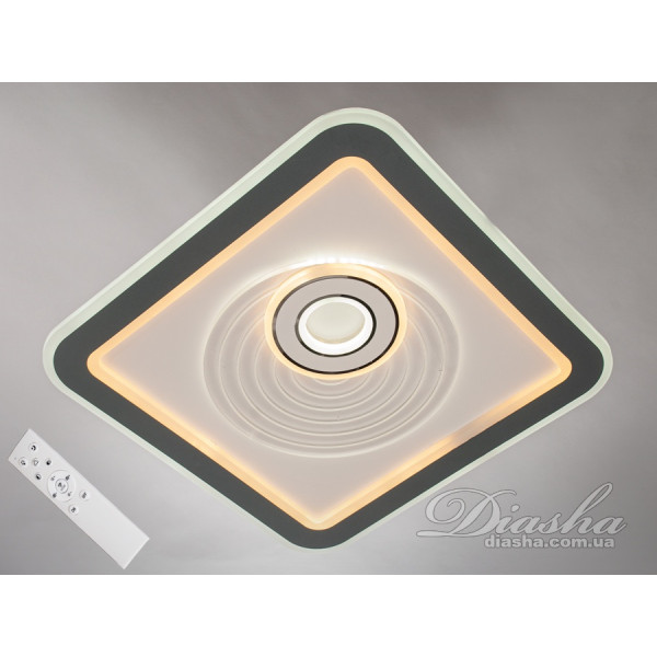Потолочные светодиодные светильники люстры Diasha MX1703-475x475A WH+GR dimmer
