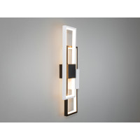 Стильний настінний світлодіодний світильник бра, 50W, чорний+білий Diasha Q6BK+WH