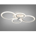 Світлодіодна люстра Diasha 8022 біла 55Вт 4 кільця Diasha A8022/4WH