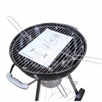 Гриль мангал барбекю угольный с крышкой LV 210712B