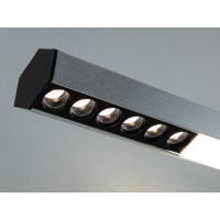 Настінний LED світильник Diasha сірий 20W вимикач Diasha 9520/L