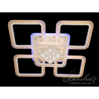 Потолочная светодиодная люстра с пультом Diasha A8190/4+1WH LED 3color dimmer 