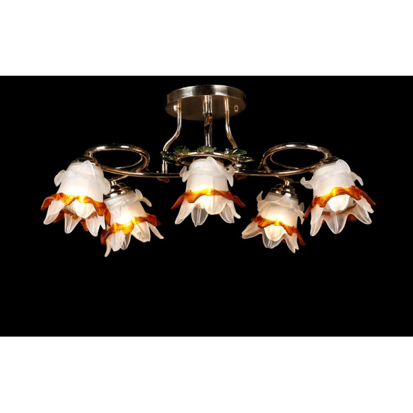 Люстра с плафонами  L304/4+1 (FGD+BRN) Splendid-Ray
880186