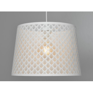 Тематичний світильник підвіс для кухні в стилі Лофт "Геометрія", білий Diasha 8393-1WH