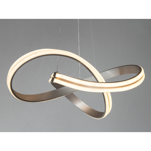 Підвісна LED люстра в кухню з диммером та пультом ДК, 180 Вт, біла Diasha MX78094/1CF