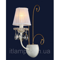 Нежное белое бра Levistella 755MK30003B-1 WT+FGD Нежное белое бра Levistella 755MK30003B-1 WT+FGD