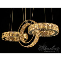Хрустальная люстра кольца Diasha 729 dimmer 