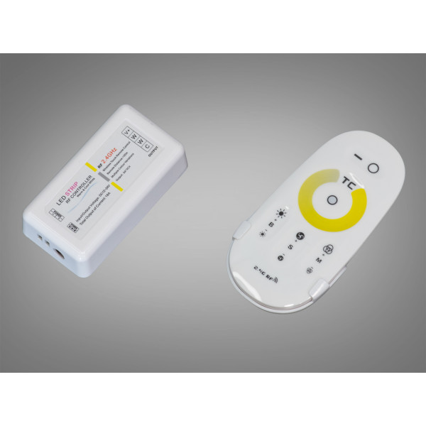 Контролер з ДУ для RGB стрічки Diasha PC-H15-DIM-CW/WW-RF2.4G-18A