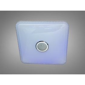Смарт LED люстра біла 80 Вт RGB з Bluetooth Diasha DB-8501C/500x500RGB+MP3