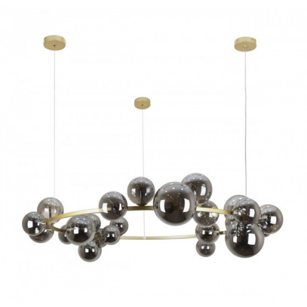 Люстра в зал декоративная Levistella 918LP267-24 GD+BK Люстра в зал декоративная Levistella 918LP267-24 GD+BK