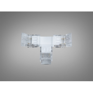 Конектор T-подібний Diasha прозорий 8 мм 2 пін Diasha PCON2pin-8mm-T