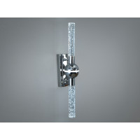 Дизайнерське світлодіодне бра, 8 Вт, хром Diasha F3787HR