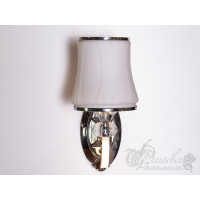 Класичне бра із ріжками, що світяться, 5 Вт, хром Diasha 8341/1HR