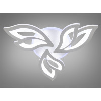 Сучасна LED люстра з пультом, дімером і підсвічуванням, 55W Diasha 8165/3WHLED3colordimmer