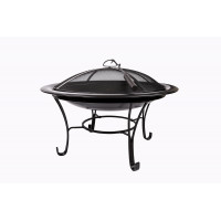 Чаша мангал для огня с крышкой LV 20017755FP