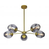 Люстра молекула Levistella 7526039-5 GD+BK