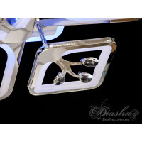 Люстры потолочные светодиодные с пультом Diasha 8157/2+2 HR LED 3color dimmer 