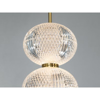 Світлодіодна люстра підвіс золото 8 Вт 4100K Diasha D221205-4