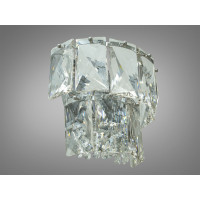 Гармонійне бра з кришталю в класичному стилі Diasha 8070-1WHR+WH