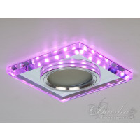 Точковий світильник з вбудованою світлодіодним підсвічуванням Diasha 6017WH+PK Точковий світильник з вбудованою світлодіодним підсвічуванням Diasha 6017WH+PK